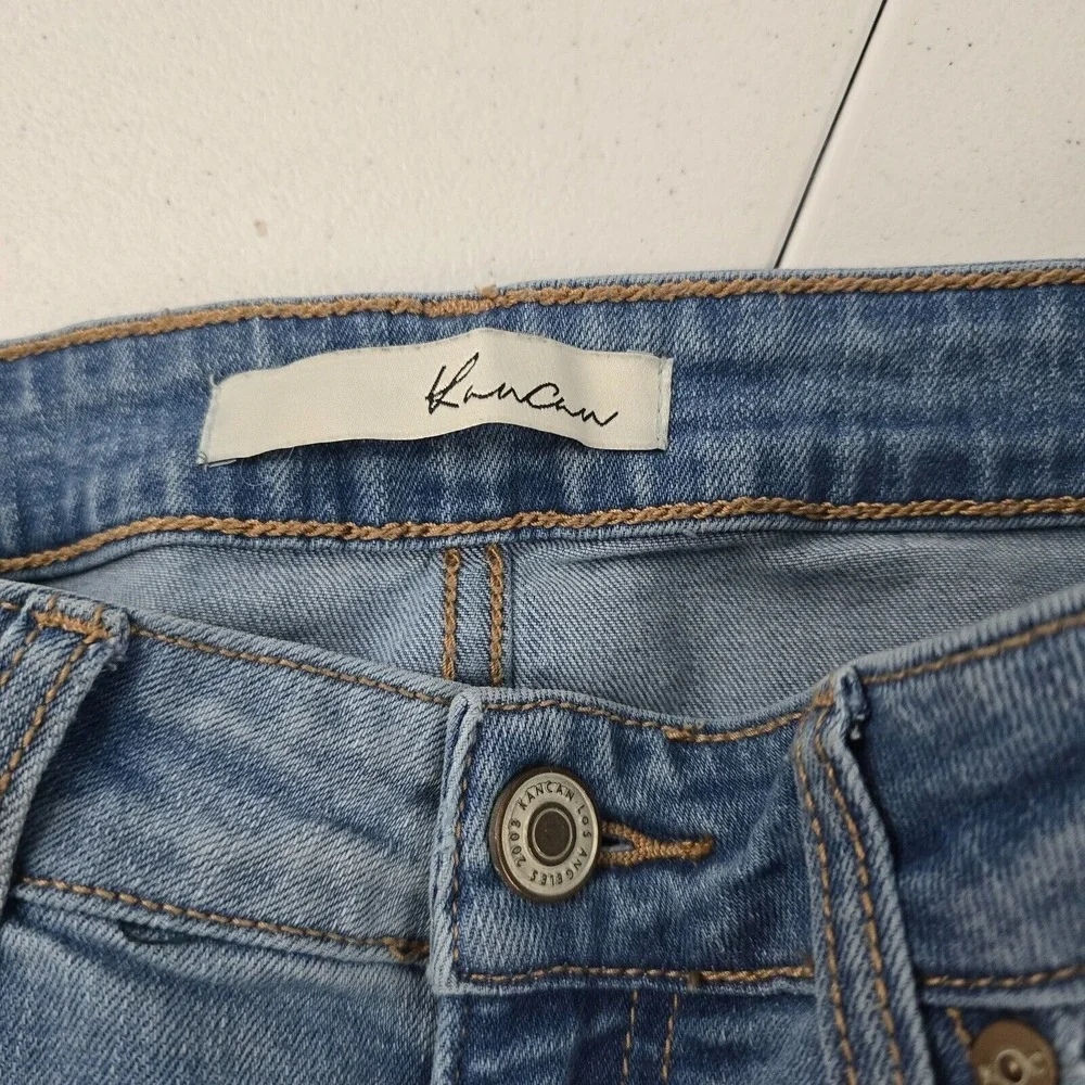 Kancan slim skinny jeans blue size 27 denim womens 3916‎ - Picture 9 of 11